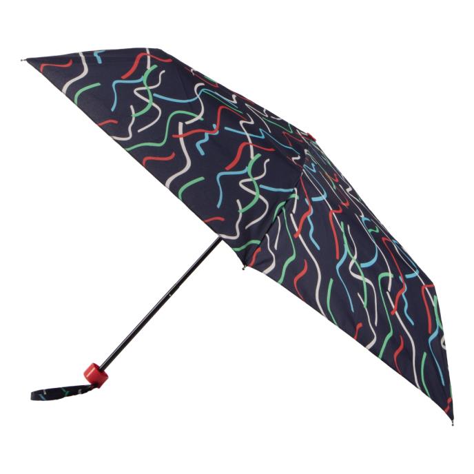 totes ECO-BRELLA® Supermini Ribbon Print Umbrella (3 Section) Extra Image 1